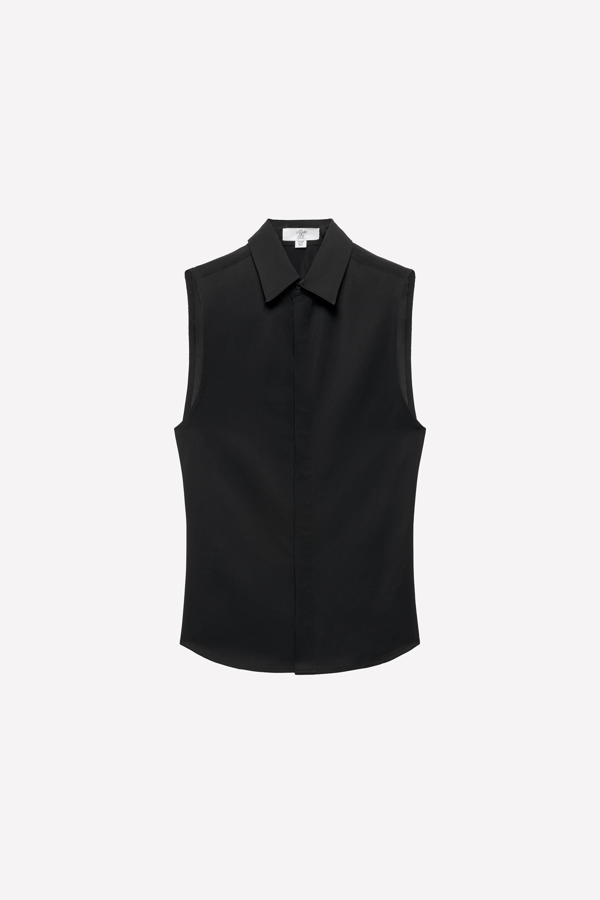 SEMI-SHEER CONTRAST SHIRT LUDOVIC DE SAINT SERNIN x ZARA